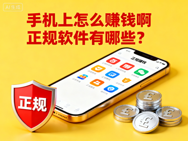 手机上怎么赚钱啊正规软件有哪些？-赚百科