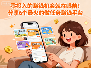 零投入的赚钱机会就在眼前！分享6个最火的做任务赚钱平台-赚百科