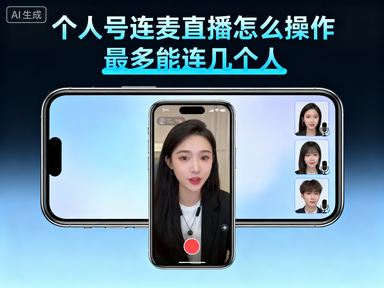 个人号连麦直播怎么操作 最多能连几个人