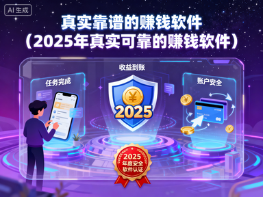 真实靠谱的赚钱软件(2025年真实可靠的赚钱软件)