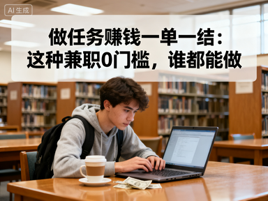 做任务赚钱一单一结:这种兼职0门槛,谁都能做