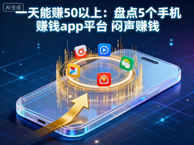 一天能赚50以上：盘点5个手机赚钱app平台 闷声赚钱-赚百科