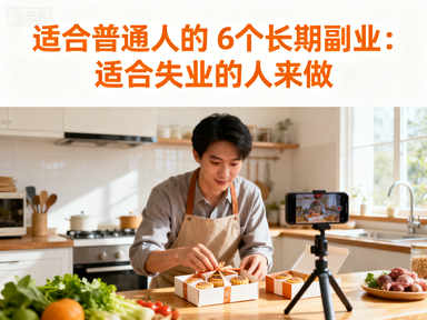 适合普通人的 6个长期副业：适合失业的人来做-赚百科