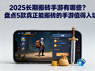 2025长期搬砖手游有哪些?盘点5款真正能搬砖的手游值得入坑-赚百科