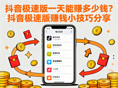 抖音极速版一天能赚多少钱？抖音极速版赚钱小技巧分享-赚百科