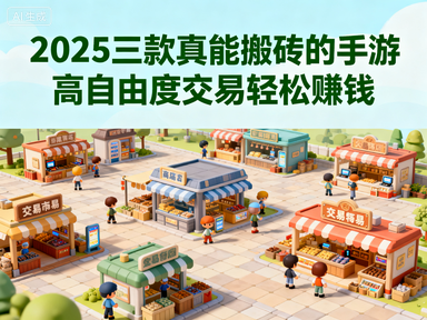 2025三款真能搬砖的手游 高自由度交易轻松赚钱-赚百科