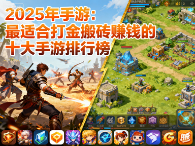 2025年手游：最适合打金搬砖赚钱的十大手游排行榜-赚百科