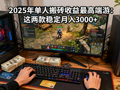 2025年单人搬砖收益最高端游：这两款稳定月入3000+-赚百科