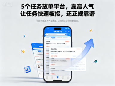 5个任务放单平台，靠高人气让任务快速被接，还正规靠谱-赚百科