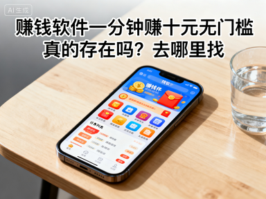 赚钱软件一分钟赚十元无门槛真的存在吗?去哪里找-赚百科