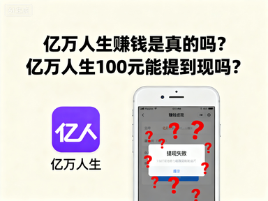 亿万人生赚钱是真的吗？亿万人生100元能提到现吗？-赚百科