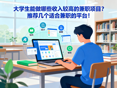 大学生能做哪些收入较高的兼职项目？推荐几个适合兼职的平台！-赚百科