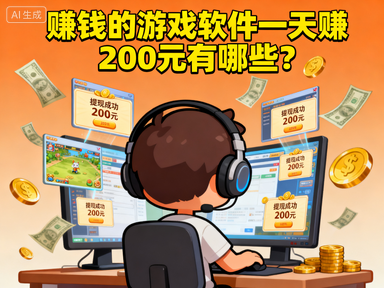 赚钱的游戏软件一天赚200元有哪些？-赚百科