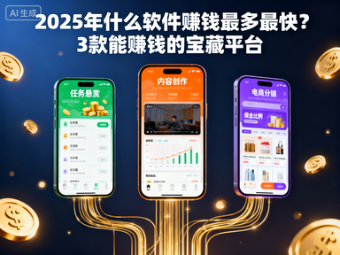 2025年什么软件赚钱最多最快？3款能赚钱的宝藏平台-赚百科