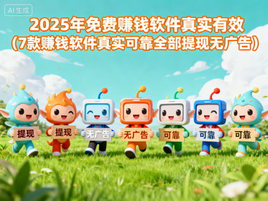 2025年免费赚钱软件真实有效（7款赚钱软件真实可靠全部提现无广告）-赚百科