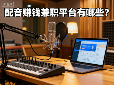 配音赚钱兼职平台有哪些?3个在家配音的正规赚钱渠道