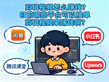 剪辑视频怎么赚钱？目前哪些平台可以接单剪辑视频来赚钱啊？-赚百科
