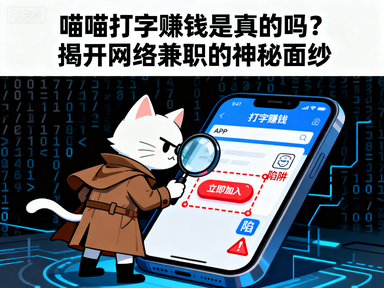 喵喵打字赚钱是真的吗？揭开网络兼职的神秘面纱-赚百科