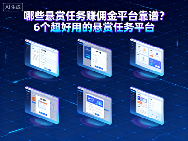 哪些悬赏任务赚佣金平台靠谱？6个超好用的悬赏任务平台-赚百科