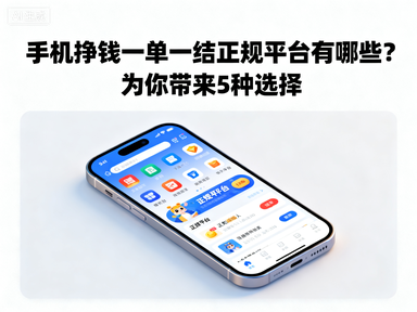 手机挣钱一单一结正规平台有哪些?为你带来5种选择-赚百科
