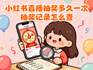 小红书直播抽奖多久一次 抽奖记录怎么查-赚百科