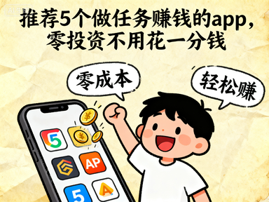 推荐5个做任务赚钱的app,零投资不用花一分钱-赚百科