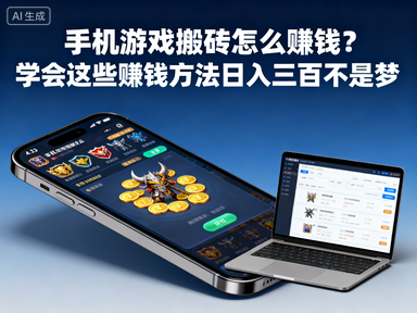 手机游戏搬砖怎么赚钱？学会这些赚钱方法日入三百不是梦-赚百科