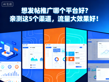 想发帖推广哪个平台好？亲测这5个渠道，流量大效果好！-赚百科