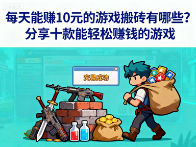 每天能赚10元的游戏搬砖有哪些？分享十款能轻松赚钱的游戏-赚百科