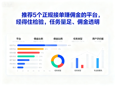 推荐5个正规接单赚佣金的平台，经得住检验，任务量足、佣金透明-赚百科