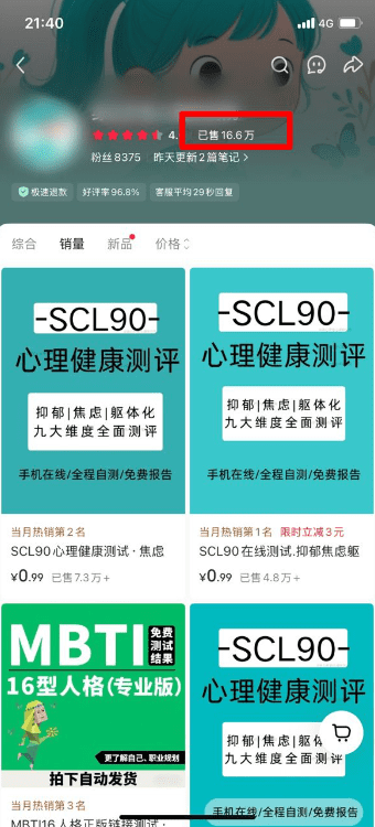 小红书卖身心疗愈资料，成本4块，挣了16W！-赚百科