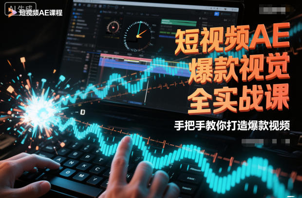 短视频AE爆款视觉全实战课，手把手教你打造爆款视频-赚百科