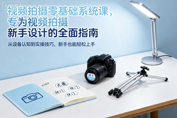 视频拍摄零基础系统课，专为视频拍摄新手设计的全面指南-赚百科