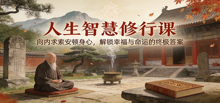 人生智慧修行课：向内求索安顿身心，解锁幸福与命运的终极答案-赚百科