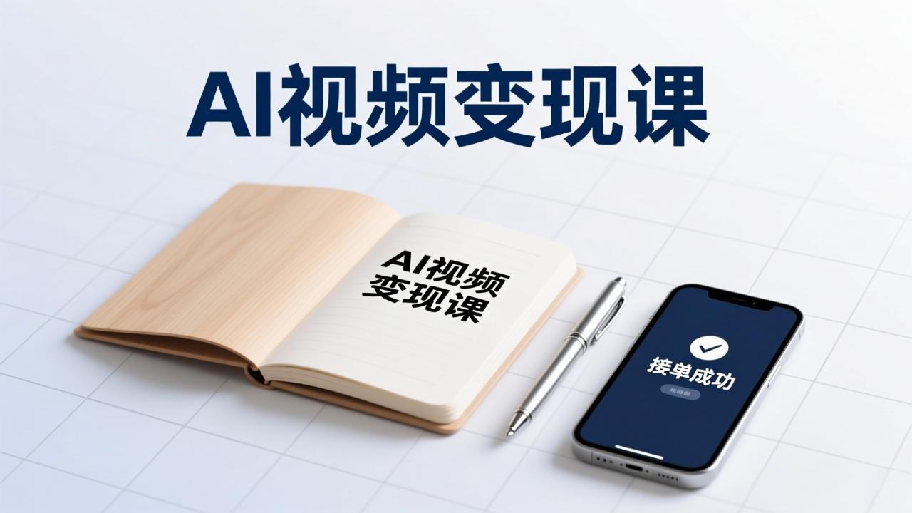 AI视频变现课，学完即可创作短片、接商单，实现副业增收，单项目报价可达千元-赚百科