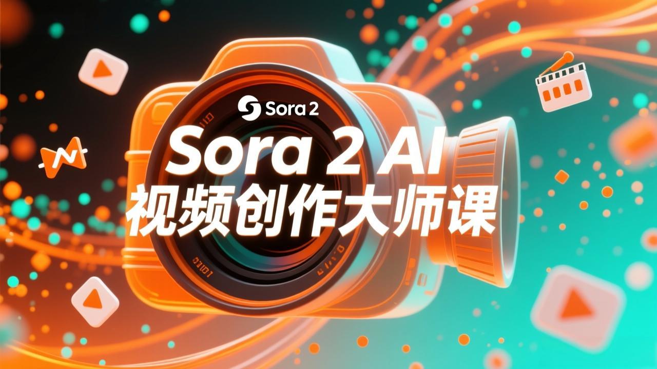 如何利用Sora 2创建流行AI人工智能视频大师班教程：掌握创作全流程，产出百万播放内容-赚百科