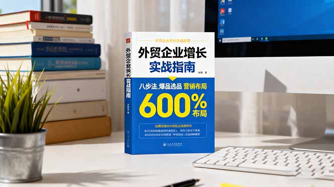 外贸企业增长实战指南，八步法、爆品选品、营销布局，业绩增长300%-赚百科