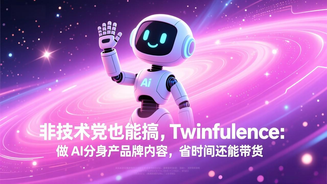非技术党也能搞!Twinfluence:做 AI 分身产品牌内容,省时间还能带货-赚百科