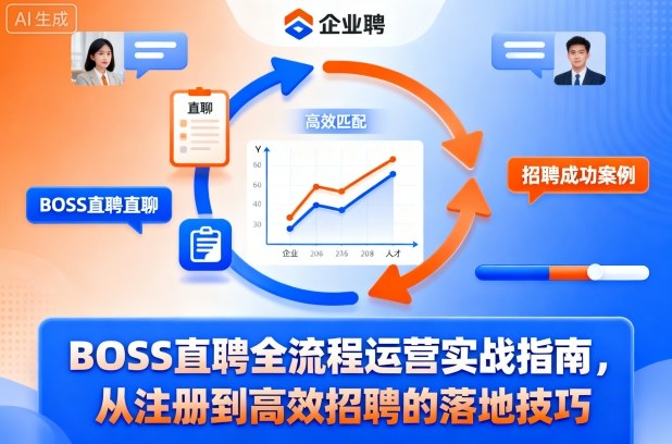 BOSS直聘全流程运营实战指南，从注册到高效招聘的落地技巧-赚百科