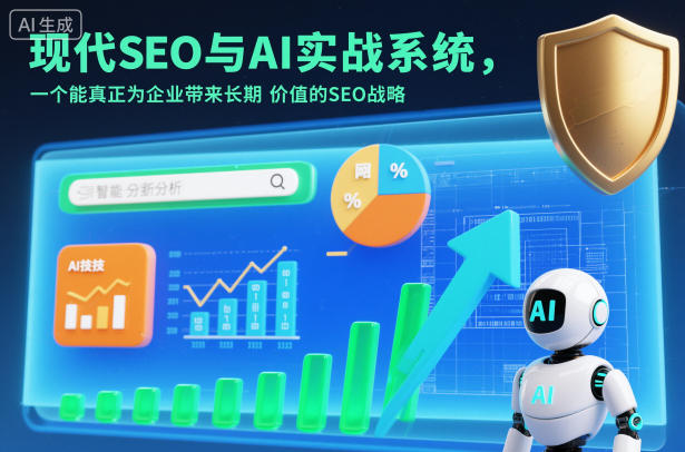 现代SEO与AI实战系统，一个能真正为企业带来长期价值的SEO战略(英语+中文字幕)-赚百科
