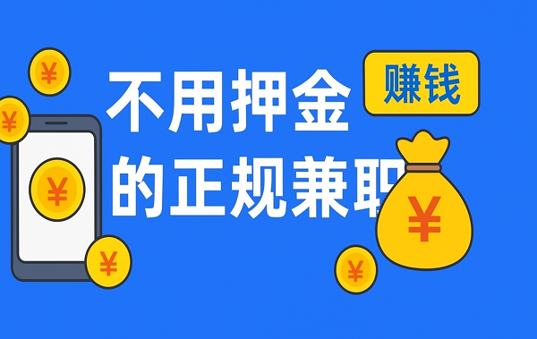 不用押金的正规兼职（2025年一单一结的手机兼职软件）-赚百科