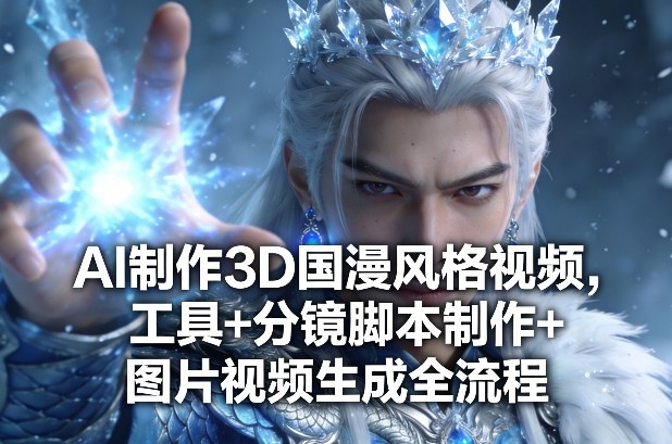 AI制作3D国漫风格视频，工具+分镜脚本制作+图片视频生成全流程-赚百科