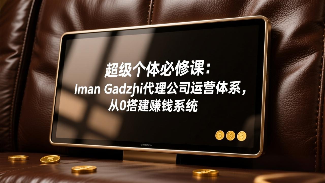 超级个体必修课：Iman Gadzhi代理公司运营体系，从0搭建赚钱系统-赚百科