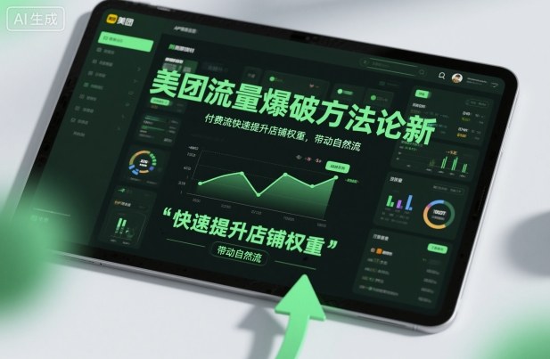 美团流量爆破方法论，付费流快速提升店铺权重，带动自然流-赚百科