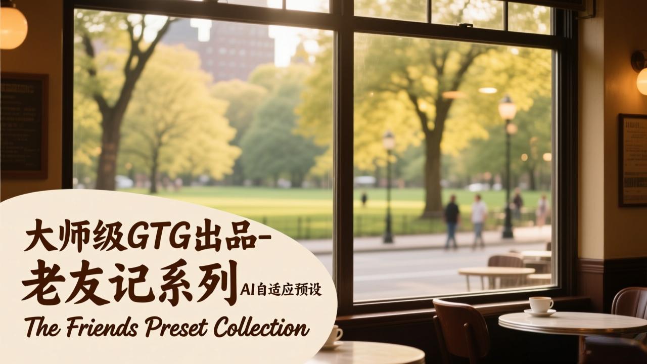 大师级GTG出品-老友记系列AI自适应预设The Friends Preset Collection-赚百科
