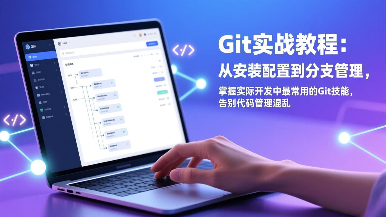 Git实战教程：从安装配置到分支管理，掌握实际开发中最常用的Git技能，告别代码管理混乱-赚百科