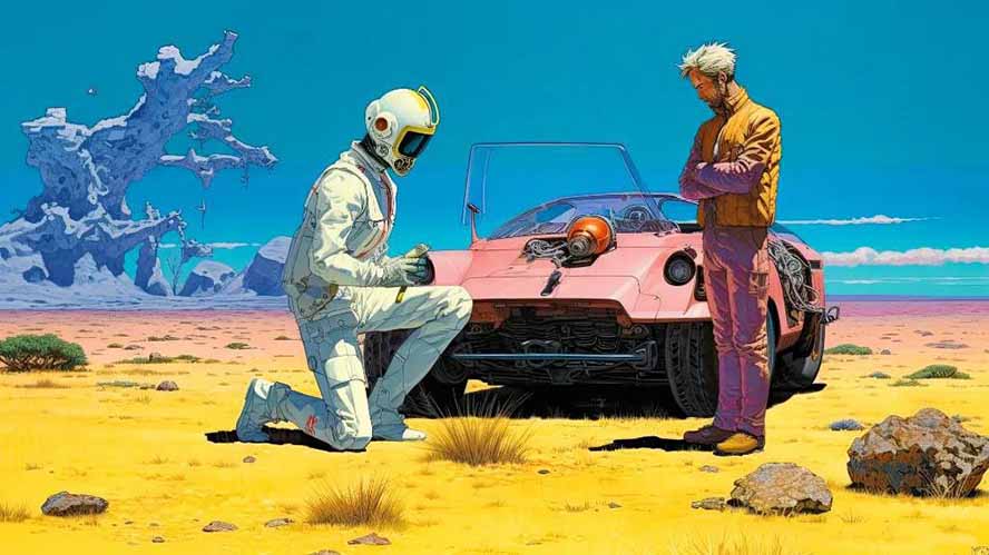 Midjourney AI漫画创作课，脚本构思、人物设计、排版合成，零基础创作完整漫画或系列插画